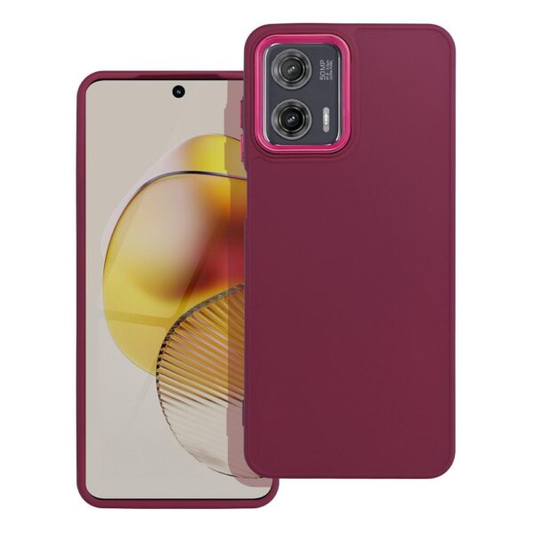 Husa Motorola Moto G73 violet protectie TPU flexibila design elegant