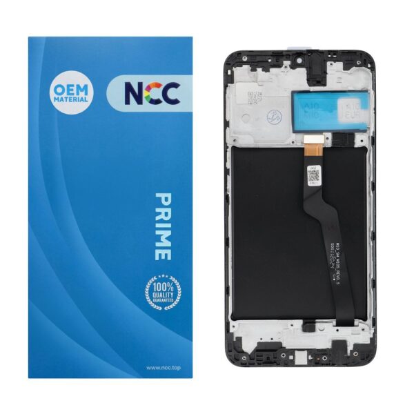 Display NCC pentru Samsung Galaxy A10, A105, cu ramă