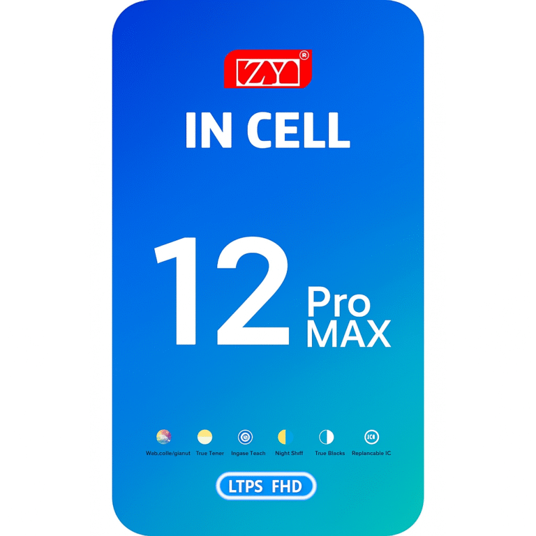 display zy iphone 12 pro max incell megamobile ecran de schimb ltps fhd premium true tone