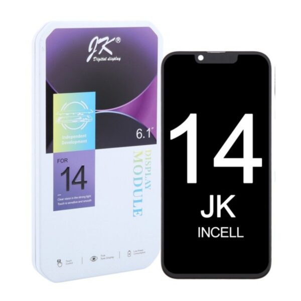 display jk iphone 14 incell megamobile ecran de schimb aftermarket premium lcd ltps fhd true tone face id