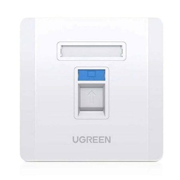 Carcasă cu adaptor Ugreen Nw144, Rj45, Alb