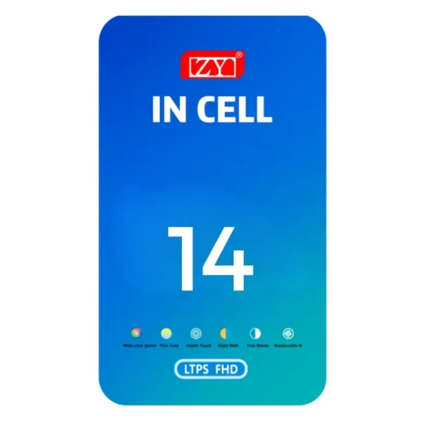 display zy iphone 14 incell ltps fhd 1080p negru
