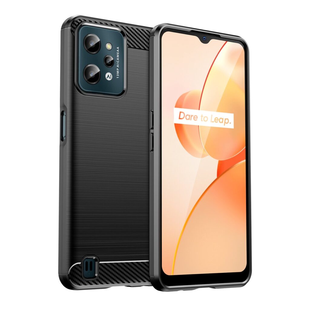 husa Carbon Realme C31 neagra