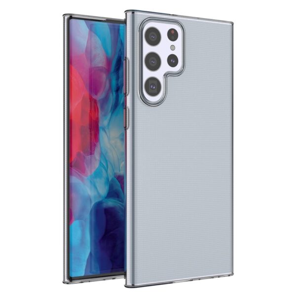 Husă protecție pentru Samsung Galaxy S22 Ultra, transparentă