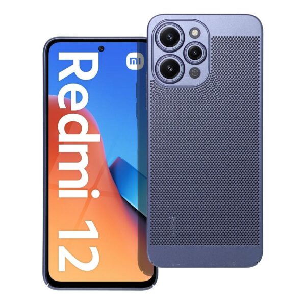 Husă de protecție Ultra-Subtire megaMOBILE® model Brezzy pentru Xiaomi Redmi 12 4G / 5G, albastra