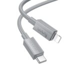cablu USB-C la Lightning Hoco X91 gri 1m