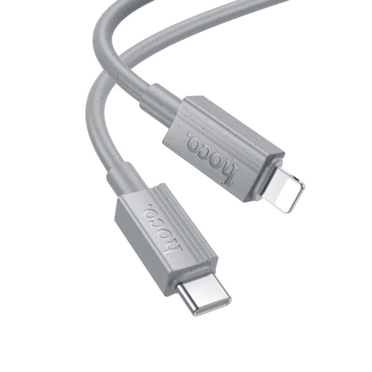 cablu USB-C la Lightning Hoco X91 gri 1m