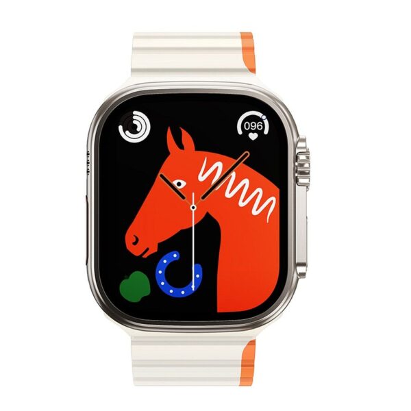 Curea hoco. pentru Apple Watch 42 / 44 / 45 / 49 mm, gri cu portocaliu