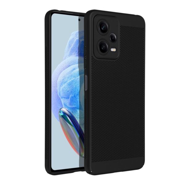 Husă de protecție megaMOBILE® model Brezzy pentru Xiaomi Redmi Note 12 5G, neagra