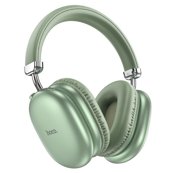 Căști wireless hoco. Over Ear, BT 5.3, stand-by 200h, 800mAh, verde