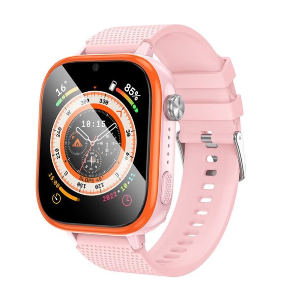 Smartwatch hoco. pentru copii 1,83" 4G GPS cu funcție de apel Y101, roz