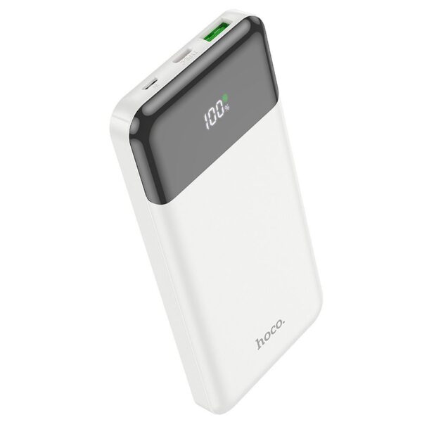 Power Bank hoco. 10.000 mAh, PD QC3.0 3A 20W, alb