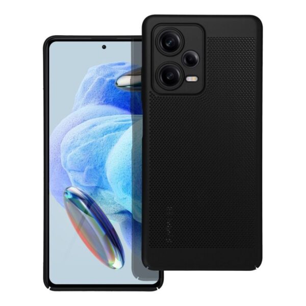 Husă de protecție BREEZY pentru Xiaomi Redmi Note 12 Pro Plus 5G, neagră