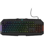 tastatura gaming hama urage exodus 700 semi mecanica iluminare rgb negru periferice pc