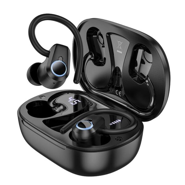 Căști wireless hoco. TWS, EQ8, negre