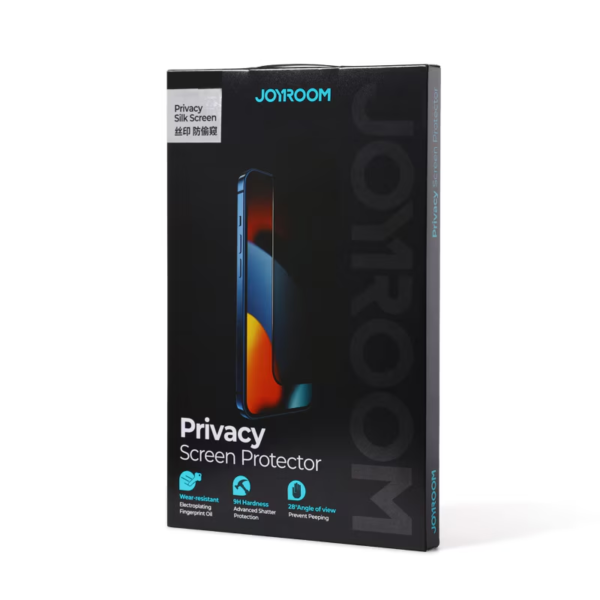 Folie sticlă securizată Joyroom pentru iPhone 14 Pro Max, privacy
