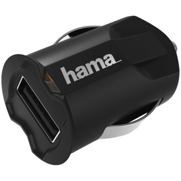 Adaptor încărcăre auto USB Hama 2.4A, negru