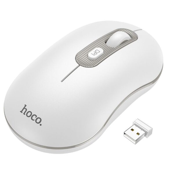 Mouse wireless Hoco GM21 alb