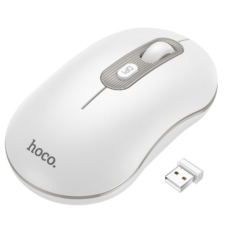 Mouse wireless Hoco GM21 alb