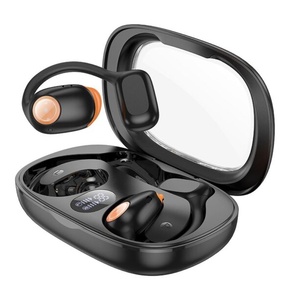 Căști bluetooth fără fir hoco. TWS, EA1, negre