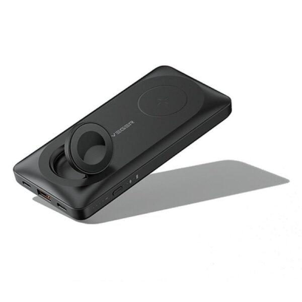 PowerBank VEGER 22.5W, 10.000 mAh, compatibil MagSafe, negru