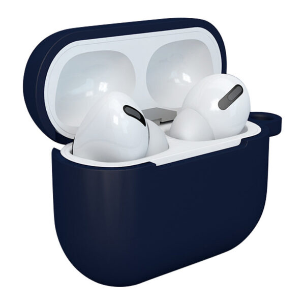 Husă protecție model Soft din silicon pentru Apple AirPods 3, albastru