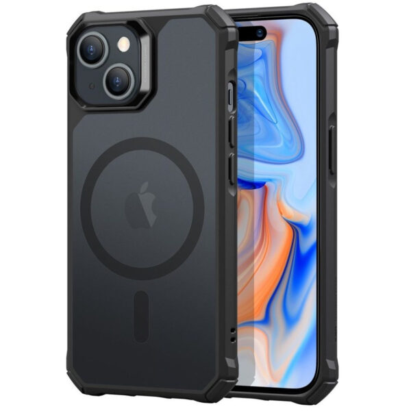 Husă protecție ESR compatibilă MagSafe pentru iPhone 15 Pro Max, neagră