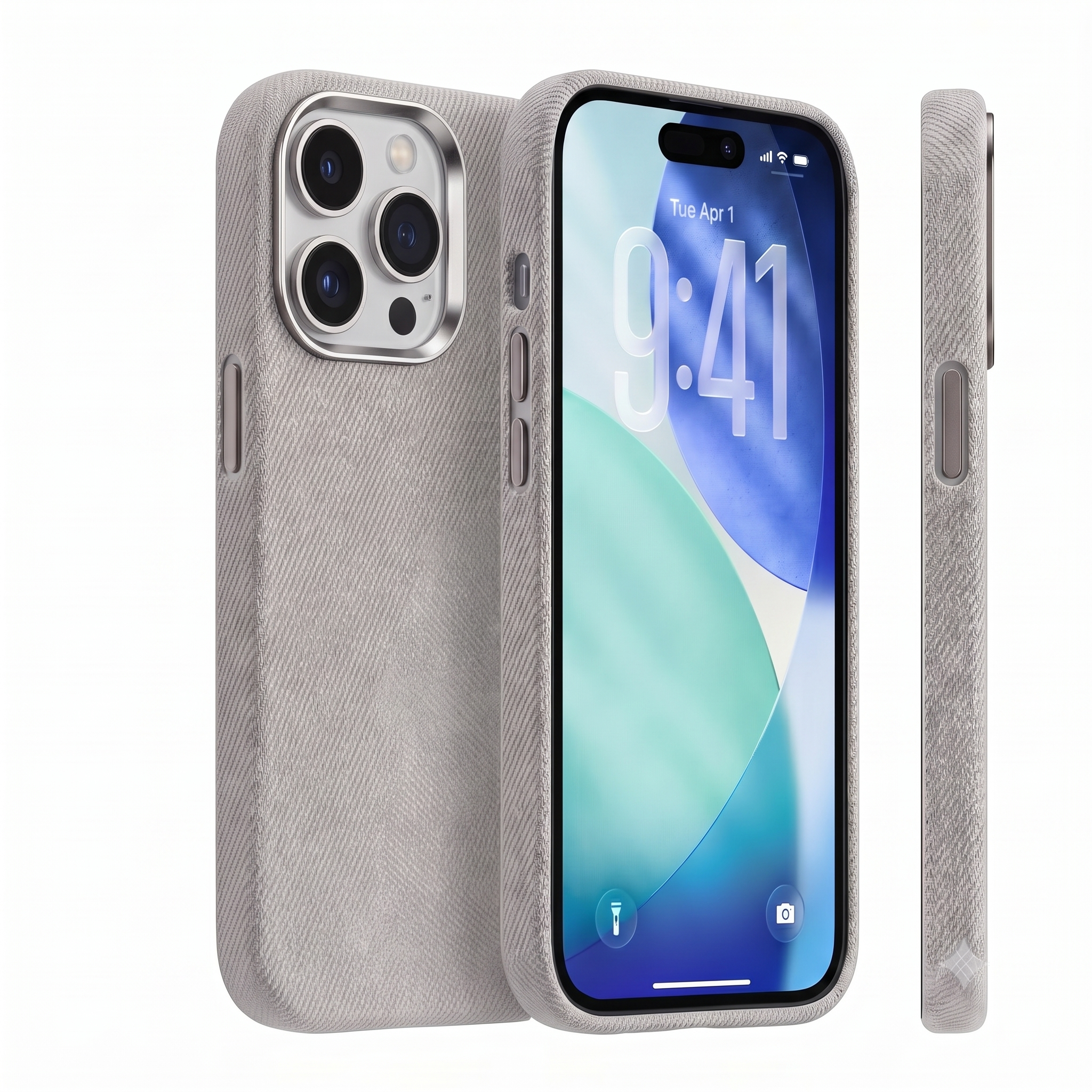gri1 husa denim gri iphone 16 pro