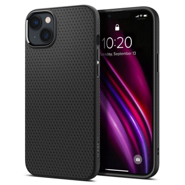 Husă de protecție Spigen Liquid Air pentru  iPhone 14 Plus, ACS04891, negru