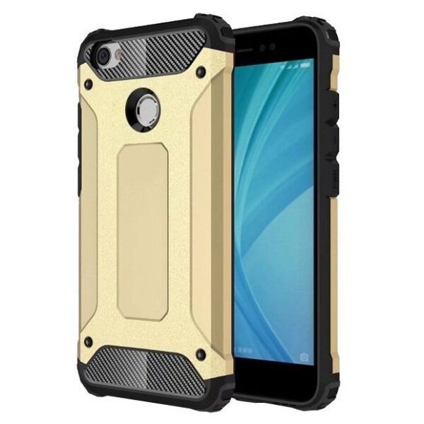 Husa de protectie Hybrid Armor pentru Xiaomi Note 5A Prime , auriu