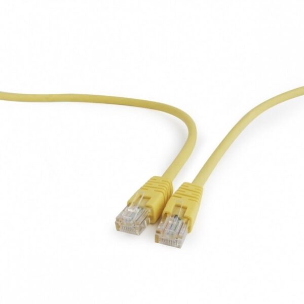 Cablu UTP GEMBIRD Cat5e, cupru-aluminiu, 5 m, AWG26, PP12-5M/Y/45505696, galben