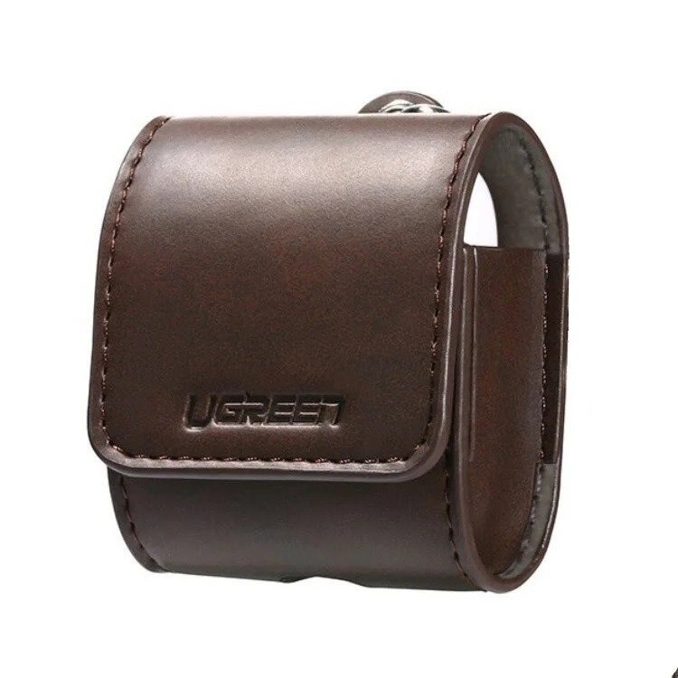 husa ugreen eco leather airpods 1 2 maro