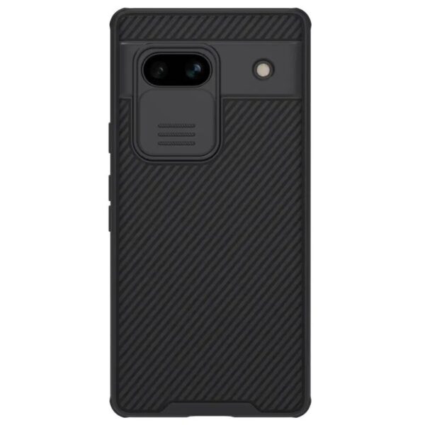 husa nillkin google pixel 7a camshield neagra megamobile capac glisant camera protectie hibrid premium antisoc