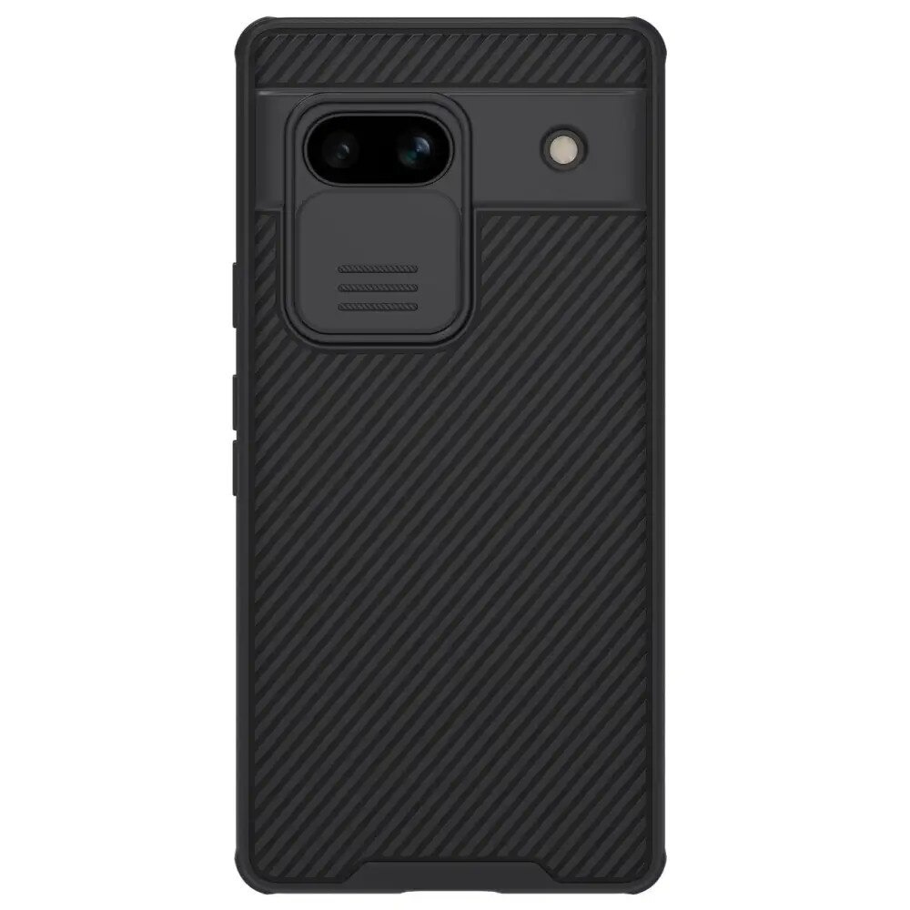 imgi_76_res_5eb732b4705d6acfc565aca0991edb51 husa nillkin google pixel 7a camshield neagra megamobile capac glisant camera protectie hibrid premium antisoc