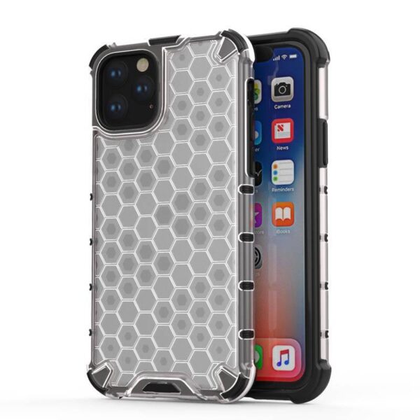 Husă protecție model Honeycomb pentru Xiaomi Redmi Note 10 , transparent