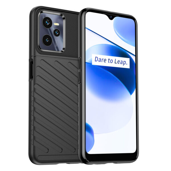 Husă protecție Thunder pentru Realme C35, neagră
