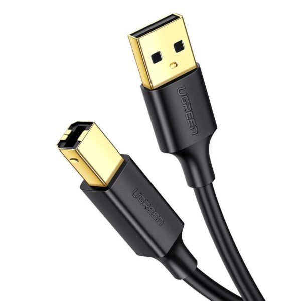 Cablu de imprimanta Ugreen, USB-A la USB-B, 480 mb/s, 1.5 m, negru