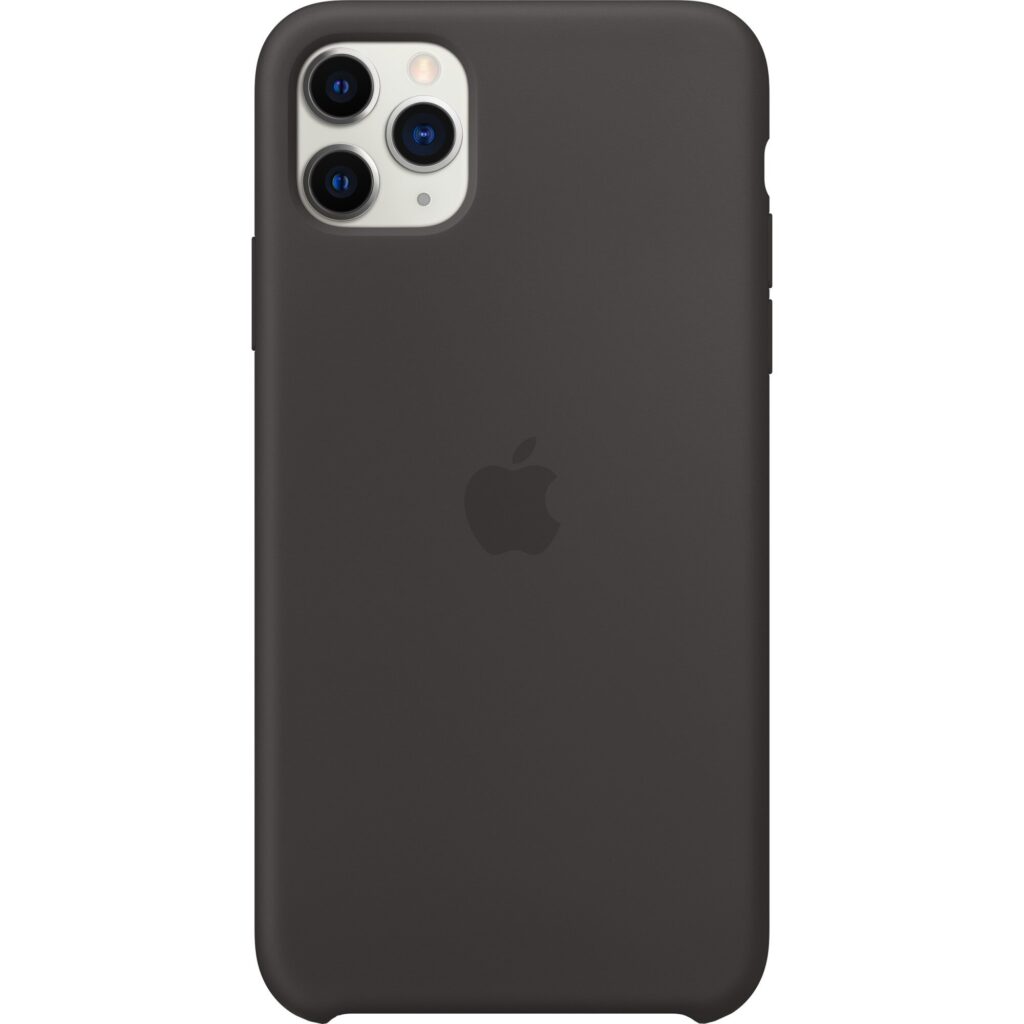 Husă Originală Apple silicon iPhone 11 Pro Max neagră