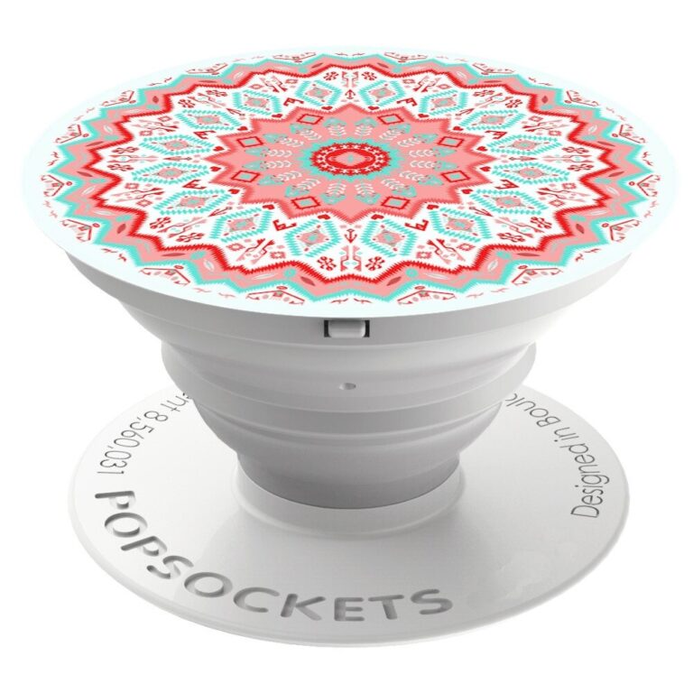 popsockets red aztec mandala megamobile suport telefon tableta prindere accesoriu rosu