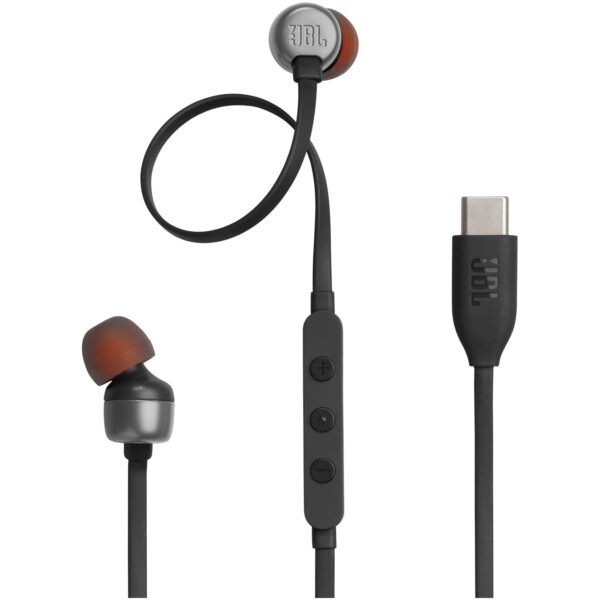 casti in ear jbl tune 310c usb c negru