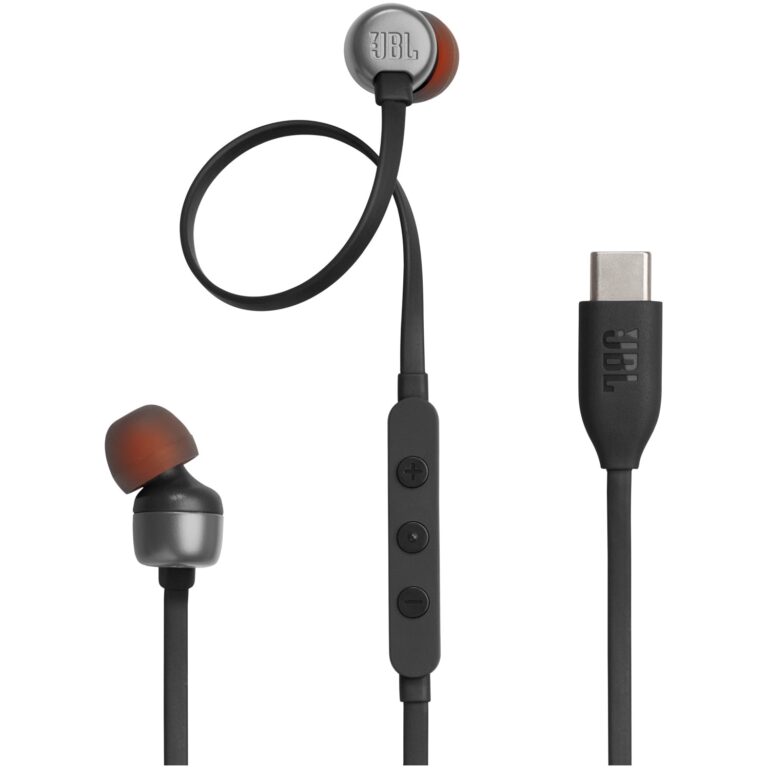 casti in ear jbl tune 310c usb c negru