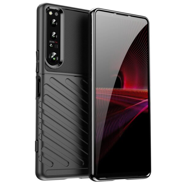 Husă protecție model Thunder pentru Sony Xperia 5 IV, negru