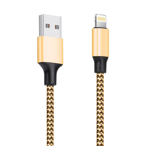 Cablu USB-A la Lightning, gold, 1 m ( vrac )