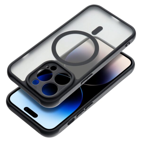 Husă de protecție mată compatibilă MagSafe Samsung Galaxy A56, negru