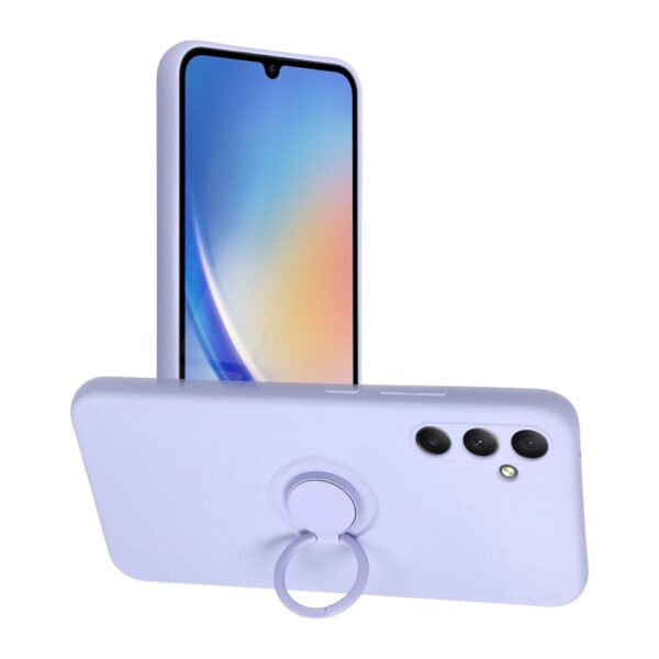 Husă de protecție model SILICONE RING pentru Samsung Galaxy A34 5G, violet