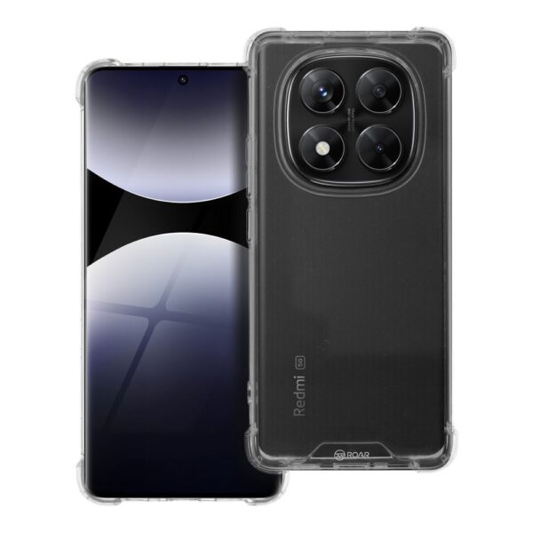Husă de protecție Roar pentru Xiaomi Redmi Note 14 Pro Plus 5G, transparent