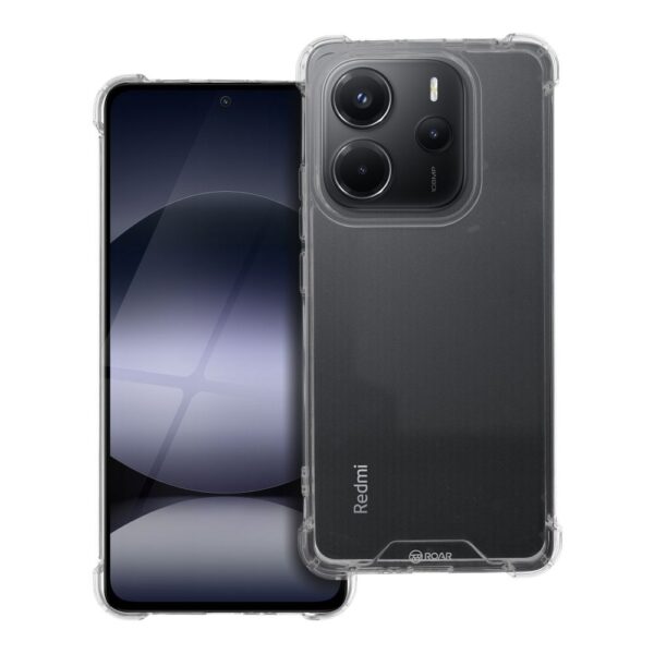 Husă de protecție Roar pentru Xiaomi Redmi Note 14 5G, transparent