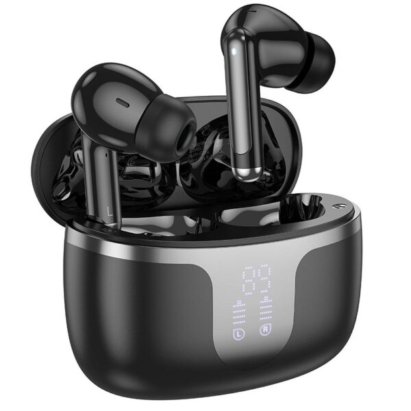 Căști wireless hoco. bluetooth, TWS, EQ10, negre