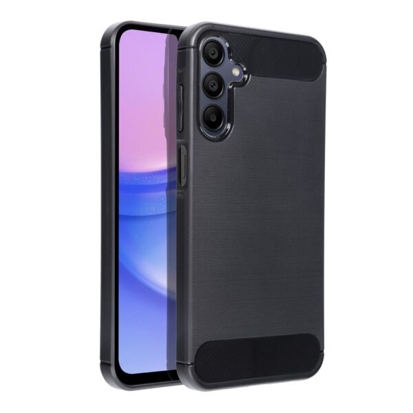 Husă de protecție Carbon pentru Samsung Galaxy A15 5G / A15 4G, negru