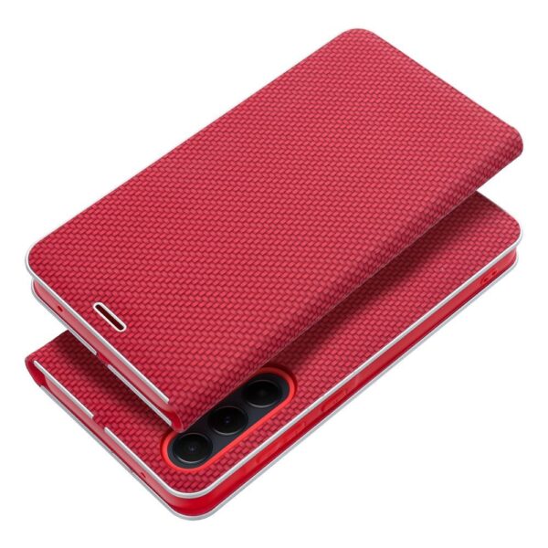 Husă de protecție Luna pentru Samsung Galaxy S25, rosu